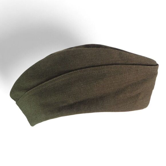 DSCP Valor Collection Marine Corps Garrison Wool Blend Cap Women's 21 1/2 - Picture 5 of 9